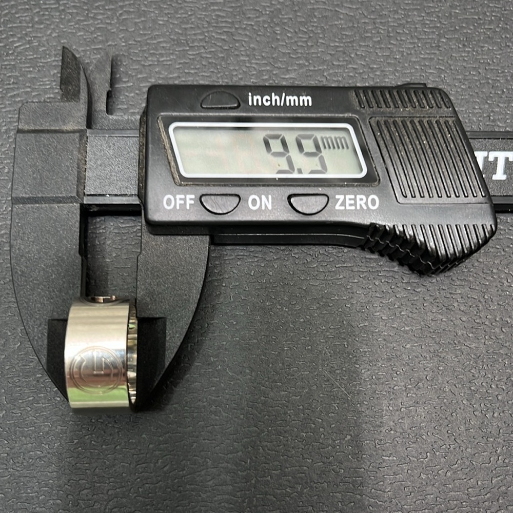 GUCCI SOLID STERLING SILVER G RING SIZE 15 STAMP 71/4 US SIZE. MADE IN ITALY 🇮🇹 - Picture 6 of 9